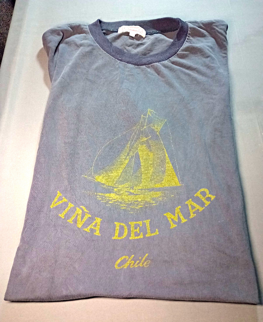 Exchange Vina Del Mar Chile Sailboat Graphic T Shirt Men's Size XL